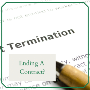 ❌ Ending A Contract?