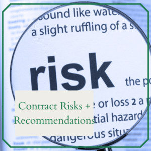 ⚖️ Contract Risks & Recommendations